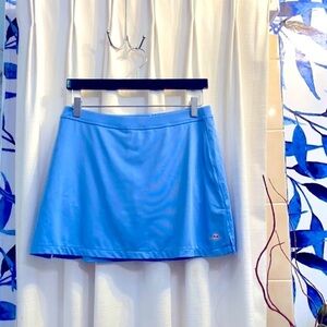 Women’s Ellesse Light Blue Polyester & Spandex Tennis Golf Skort Size M